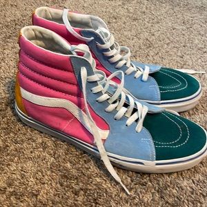 Vans Multi Colored High Tops